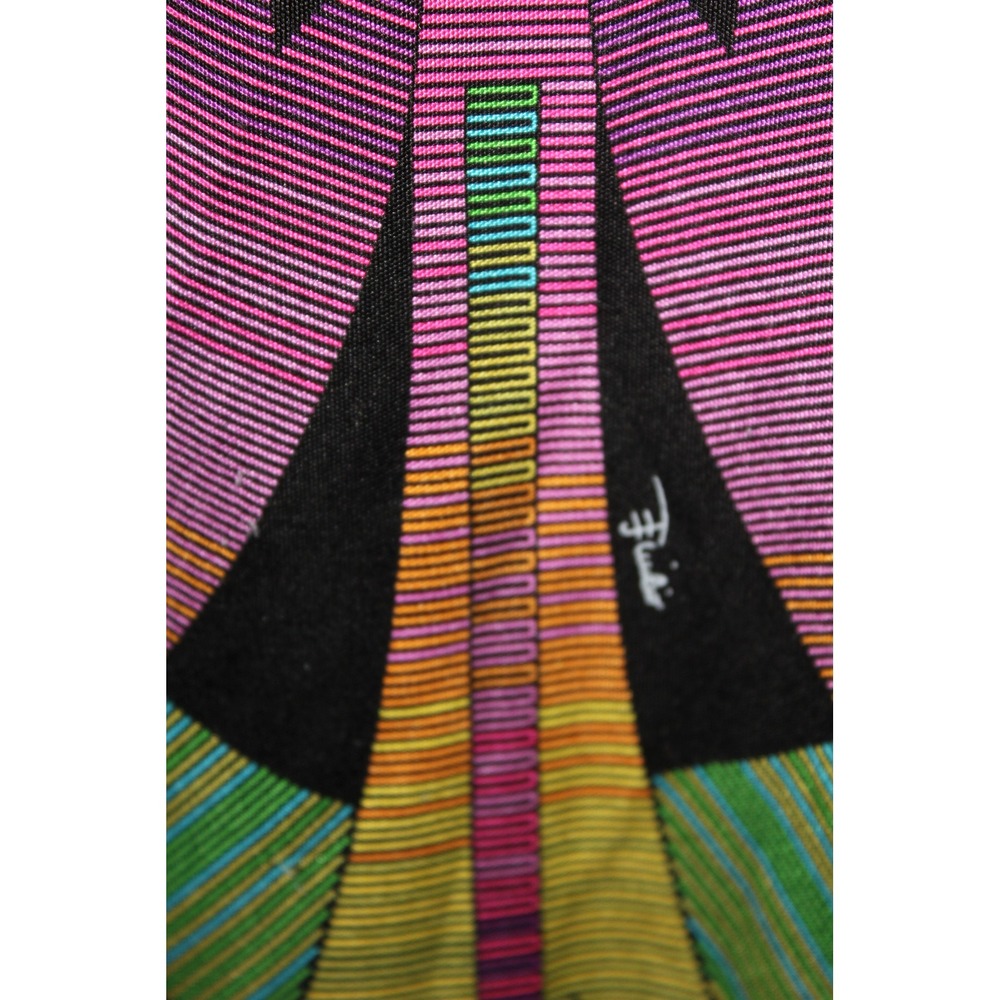 Emilio Pucci Firenze Silk Tunic Blouse Top Signature Geometric Print Italy Made - Picture 11 of 13